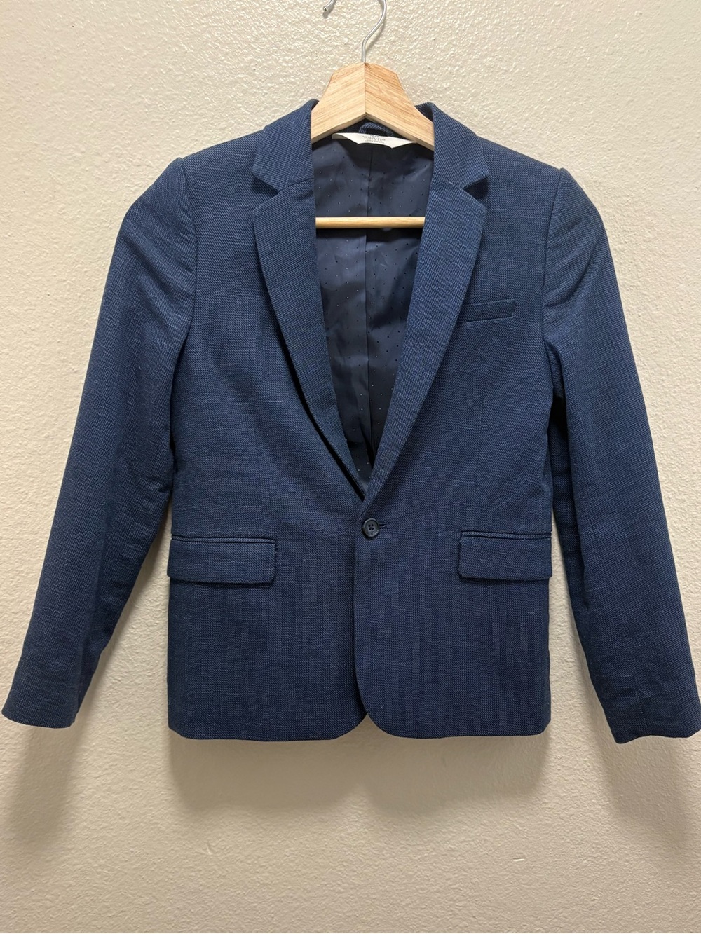 H&M Linen Blend Suit Jacket